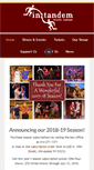 Mobile Screenshot of intandemtheatre.org